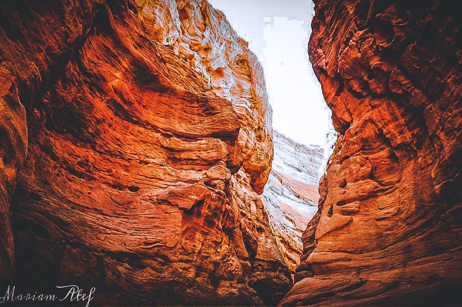 The Colored Canyon in the Sinai Desert