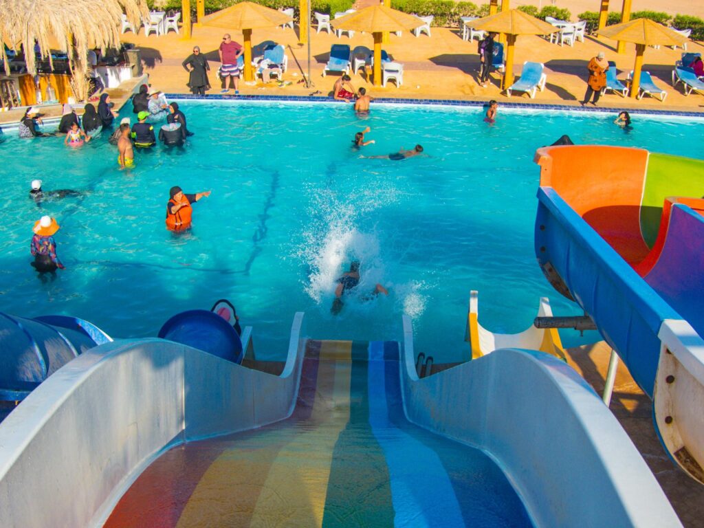 Golden Heights Aqua Park Dahab is worth considering if you're traveling to Dahab. Grab a bite to eat in the restaurant or end your day relaxing with a drink in the bar/lounge. A poolside bar, a children's pool and a snack bar/deli are also among the highlights.